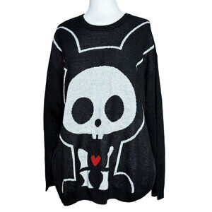 Skelanimals Jack The Rabbit Intarsia Girls Sweater